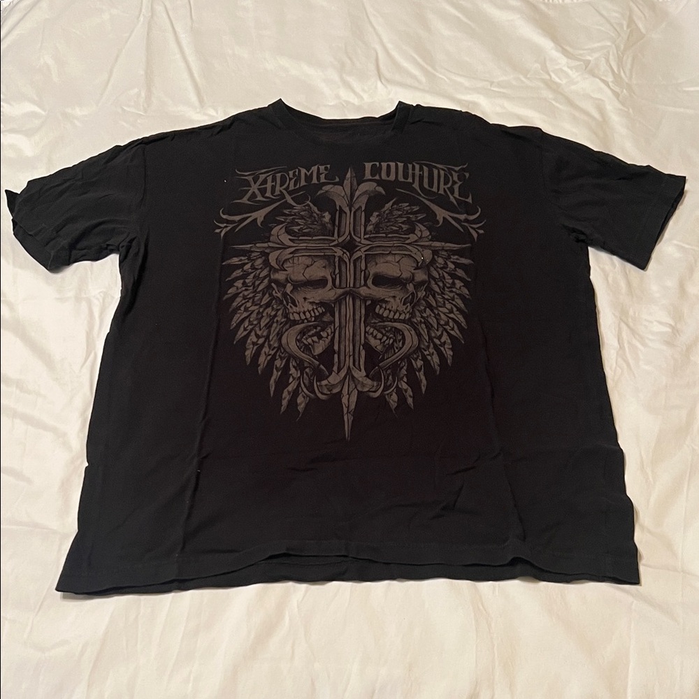 Xtreme Couture Black Graphic Men's Shirt